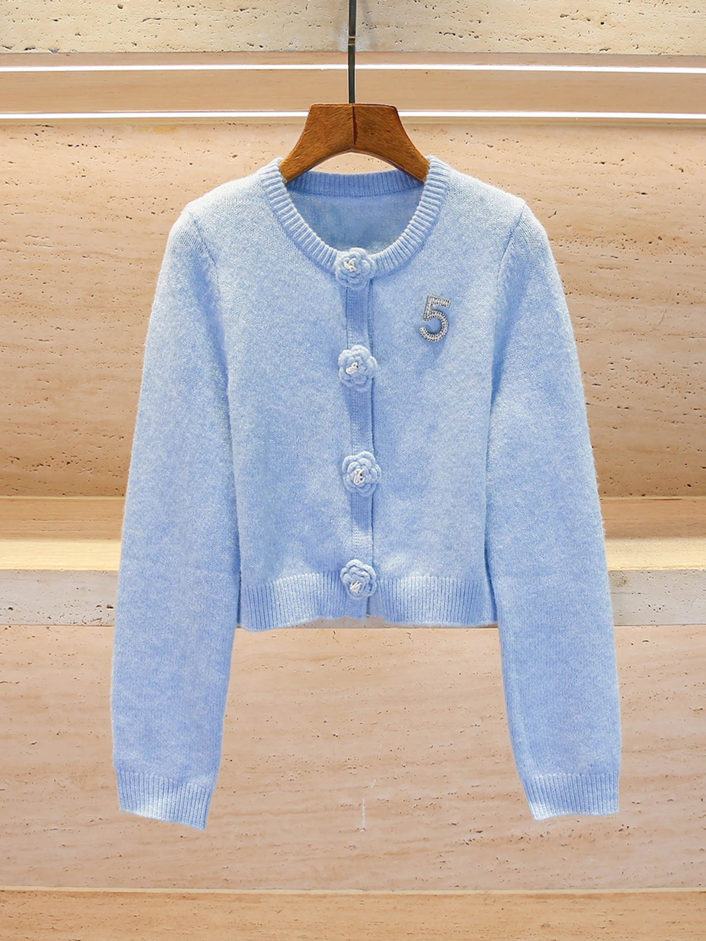 High-End Floral Knitted Sweater Cardigan Women's Faion Commute Sle Mid-Length Sve Long Sve round Ne Coat
High-End Floral Knitted Sweater Cardigan Women's Faion Commute Sle Mid-Length Sve Long Sve round Ne Coat