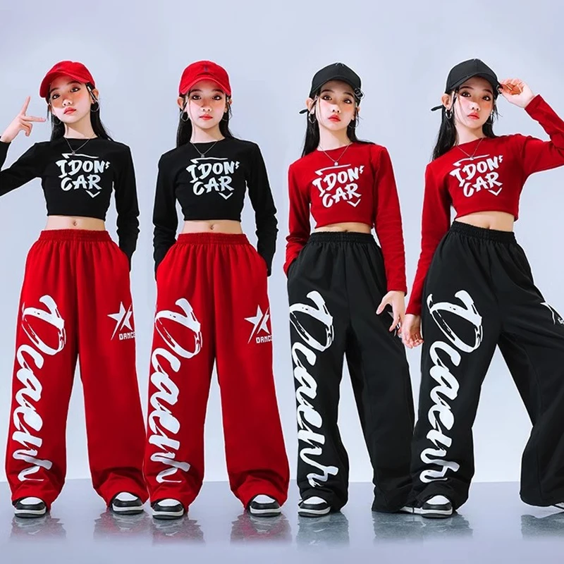 2025 New Modern Jazz Performance Costumes For Girls Group Long Sleeved Crop Tops Loose Pants Outfits Hip Hop Clothing DQS18657
2025 New Modern Jazz Performance Costumes For Girls Group Long Sleeved Crop Tops Loose Pants Outfits Hip Hop Clothing DQS18657