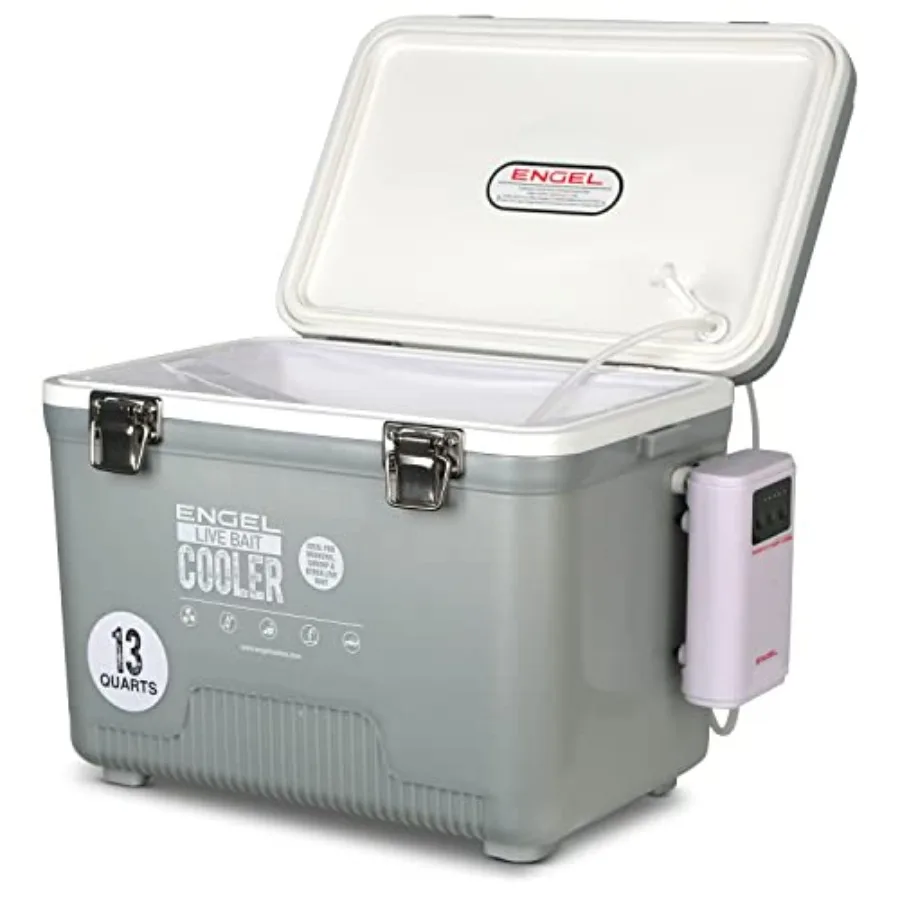 Live Bait Cooler PRO for Fishing - Portable Minnow and Bait Bucket with Lithium-Ion Rechargeable Aerator
Live Bait Cooler PRO for Fishing - Portable Minnow and Bait Bucket with Lithium-Ion Rechargeable Aerator