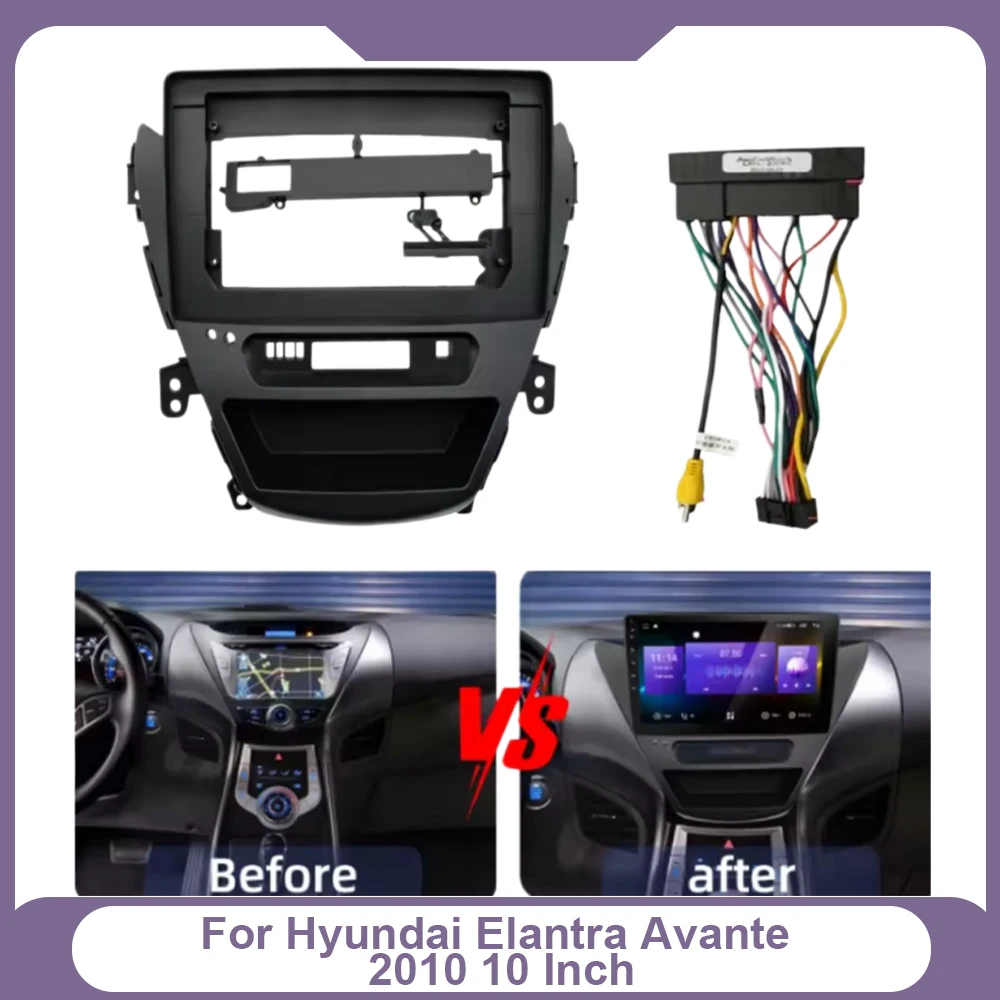 Car Frame Fascia Adapter Android Radio Dash Fitting Panel Kitr For Hyundai Elantra Avante 2010 10 Inch
Car Frame Fascia Adapter Android Radio Dash Fitting Panel Kitr For Hyundai Elantra Avante 2010 10 Inch