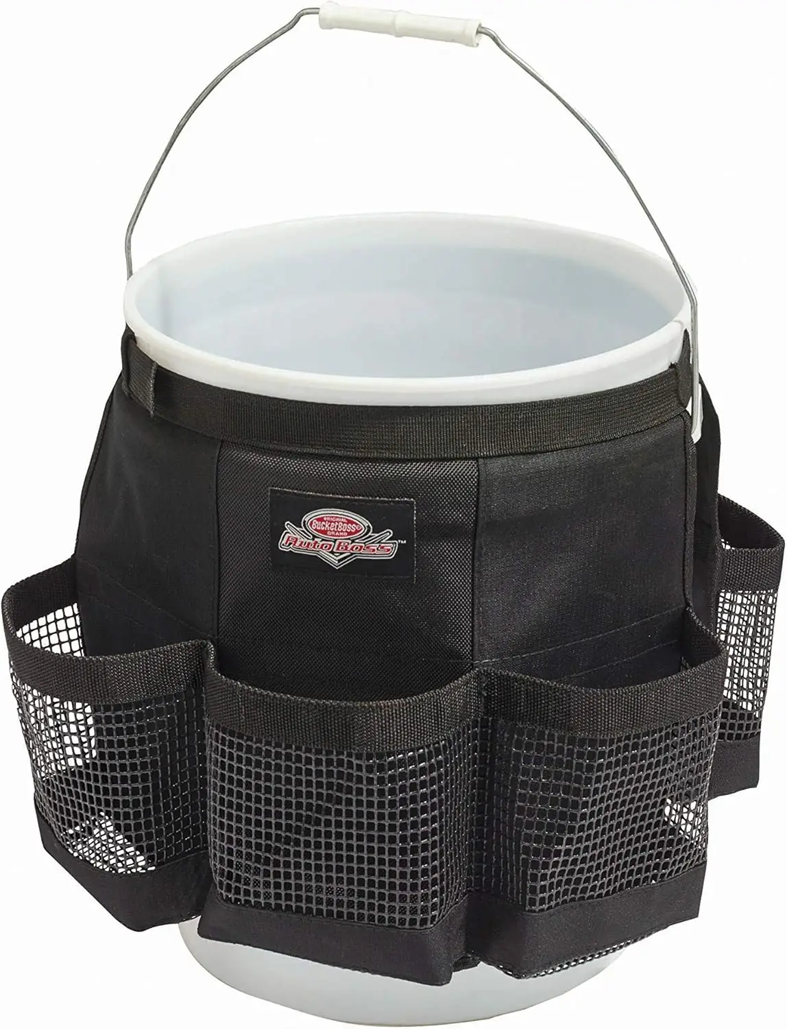 5 Gallon Bucket Organizer with Mesh Pockets for Car Wash Supplies, Fast-Drying, Black
5 Gallon Bucket Organizer with Mesh Pockets for Car Wash Supplies, Fast-Drying, Black