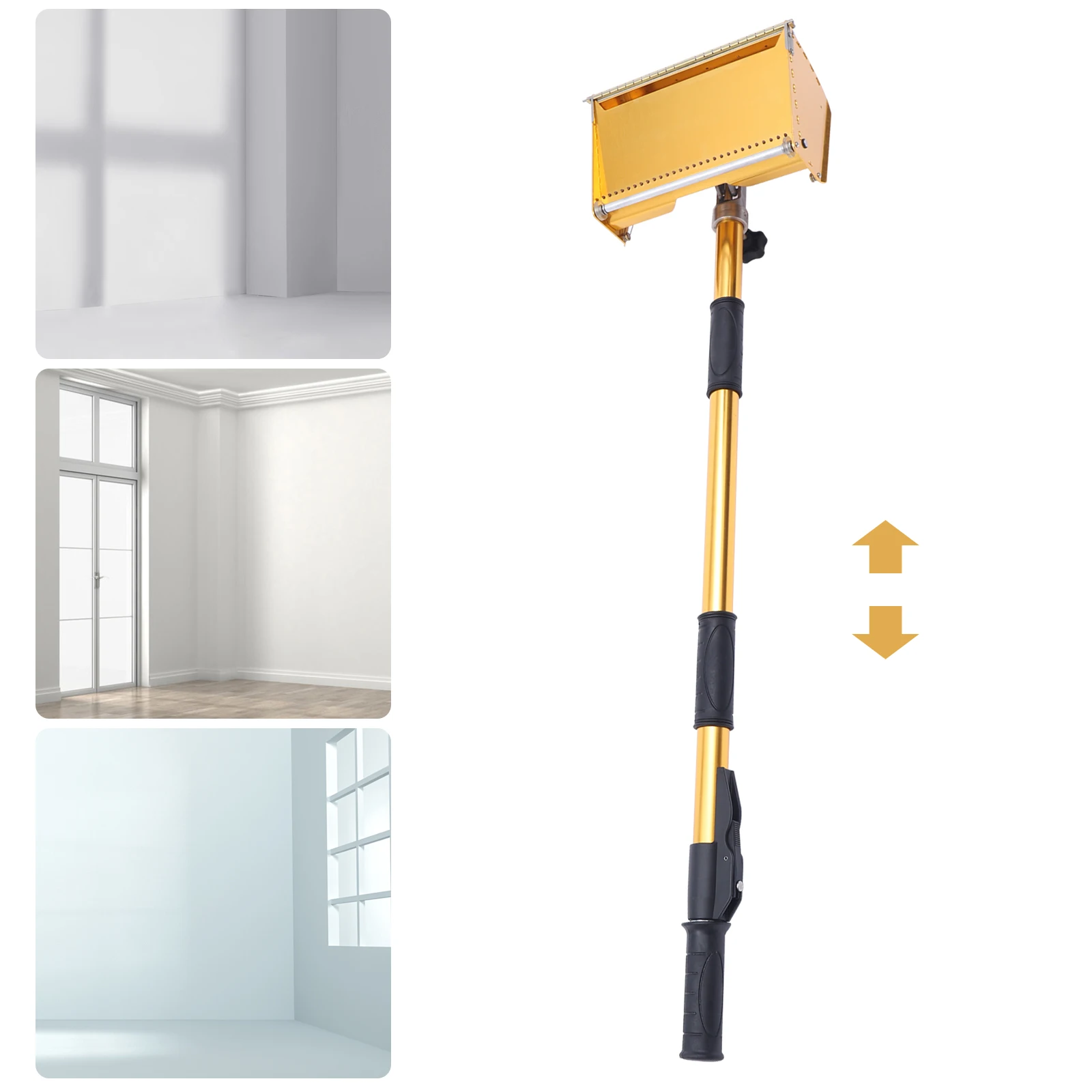 Wall Repair Putty Box with Adjustable Rod - Aluminum Alloy Scraper Tool for Smooth Finish and Large Capacity
Wall Repair Putty Box with Adjustable Rod - Aluminum Alloy Scraper Tool for Smooth Finish and Large Capacity