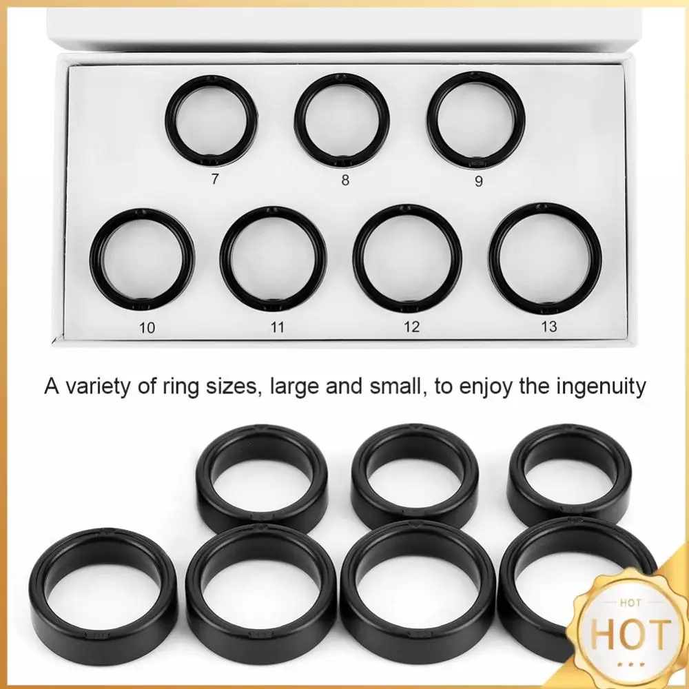 Набор для определения размера умного кольца. В комплект входит 7 образцов колец для примерки. Определите размер перед покупкой умного кольца. Размеры от 7 до 13.
Набор для определения размера умного кольца. В комплект входит 7 образцов колец для примерки. Определите размер перед покупкой умного кольца. Размеры от 7 до 13.
