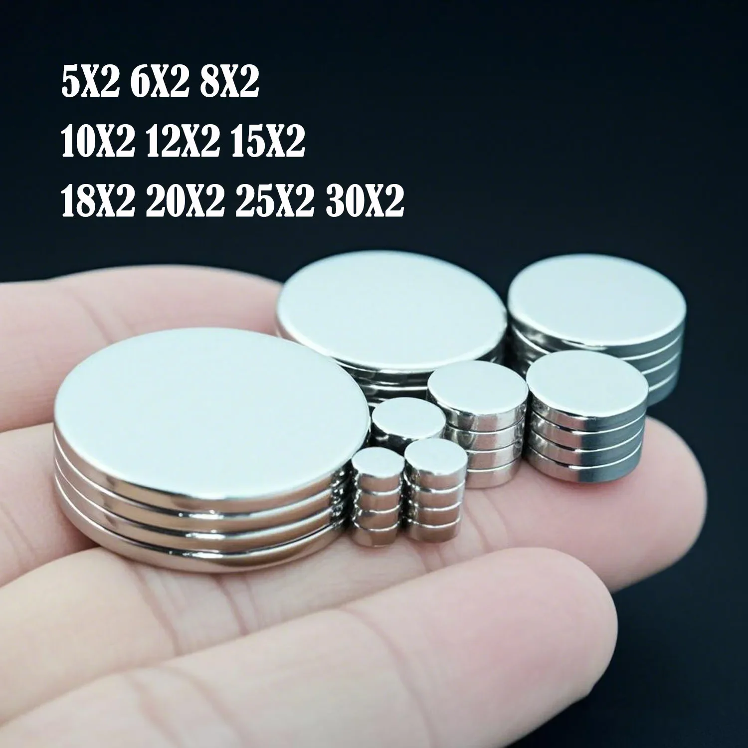 5x2/6x2/8x2/10x2/12x2/15x2/20x2/25x2/30x2mm Neodymium Magnet NdFeB Round Super Powerful Strong Permanent Magnetic Imanes
5x2/6x2/8x2/10x2/12x2/15x2/20x2/25x2/30x2mm Neodymium Magnet NdFeB Round Super Powerful Strong Permanent Magnetic Imanes
