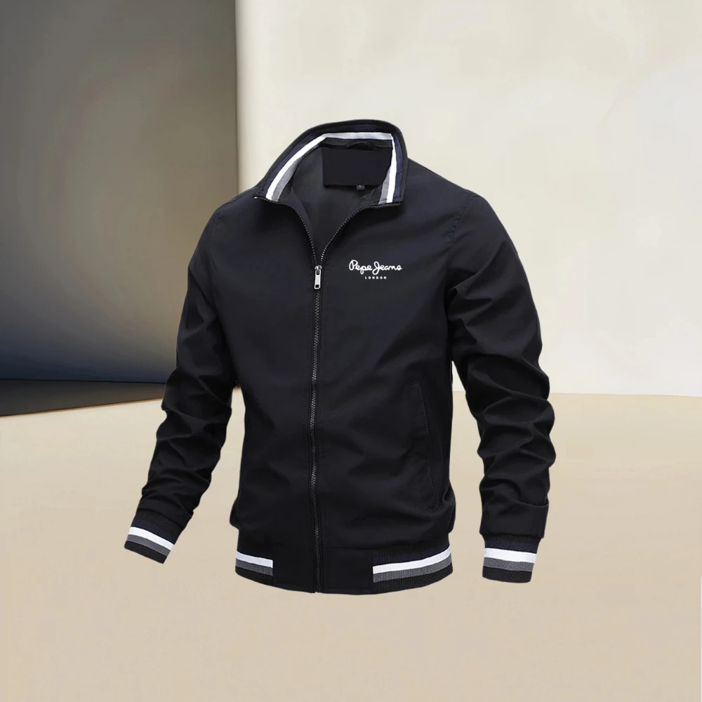Autumn and Winter Men's Stand Collar Casual Zipper Jacket Outdoor Sports Coat Windbreaker Jacket for Men Waterproof Bomber
Autumn and Winter Men's Stand Collar Casual Zipper Jacket Outdoor Sports Coat Windbreaker Jacket for Men Waterproof Bomber