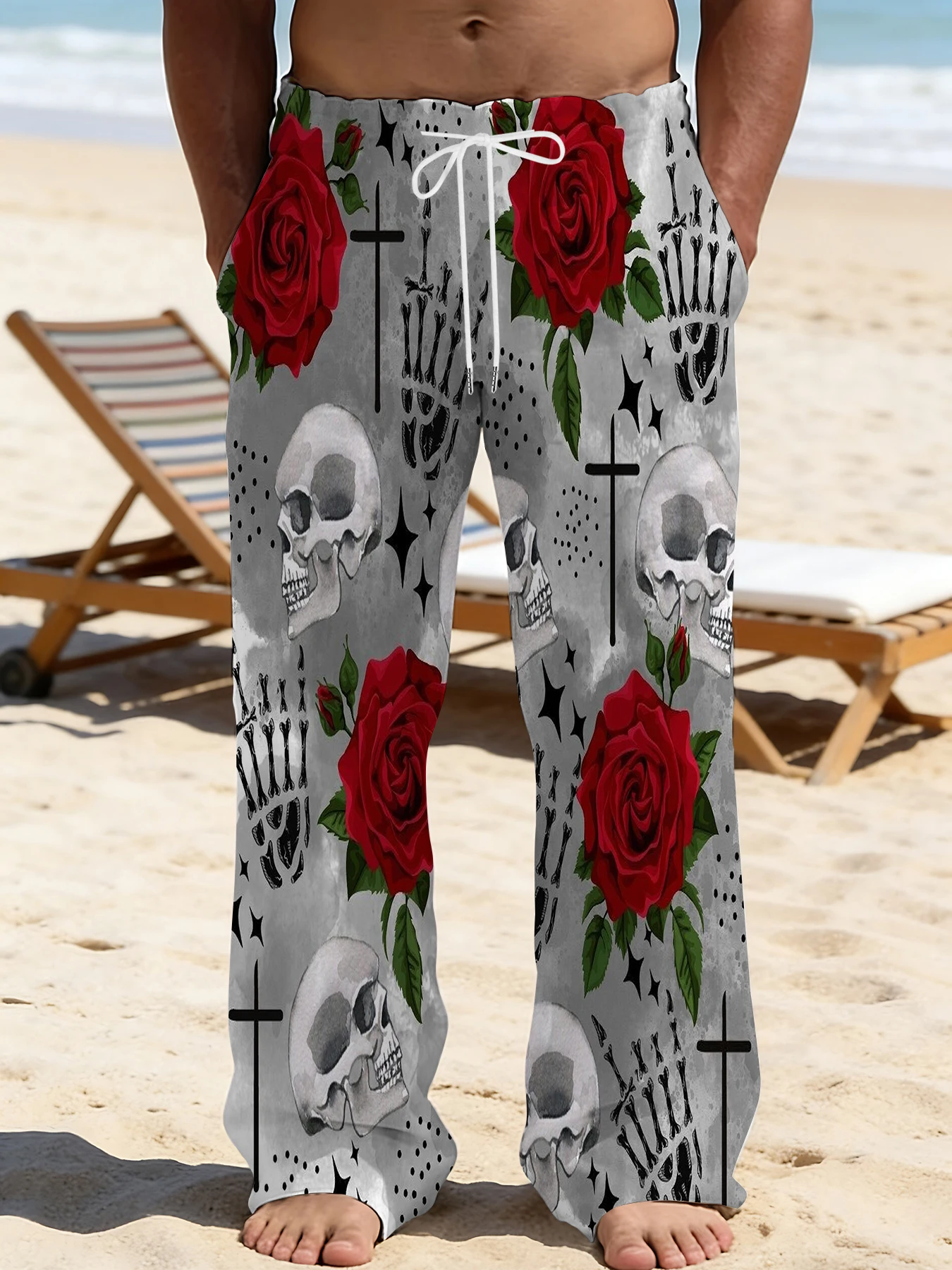 Men's Printed Straight Leg Pants Abstract Art Design Drawstring Waist Loose Fit Summer Beach Casual Vacation Travel Trousers
Men's Printed Straight Leg Pants Abstract Art Design Drawstring Waist Loose Fit Summer Beach Casual Vacation Travel Trousers