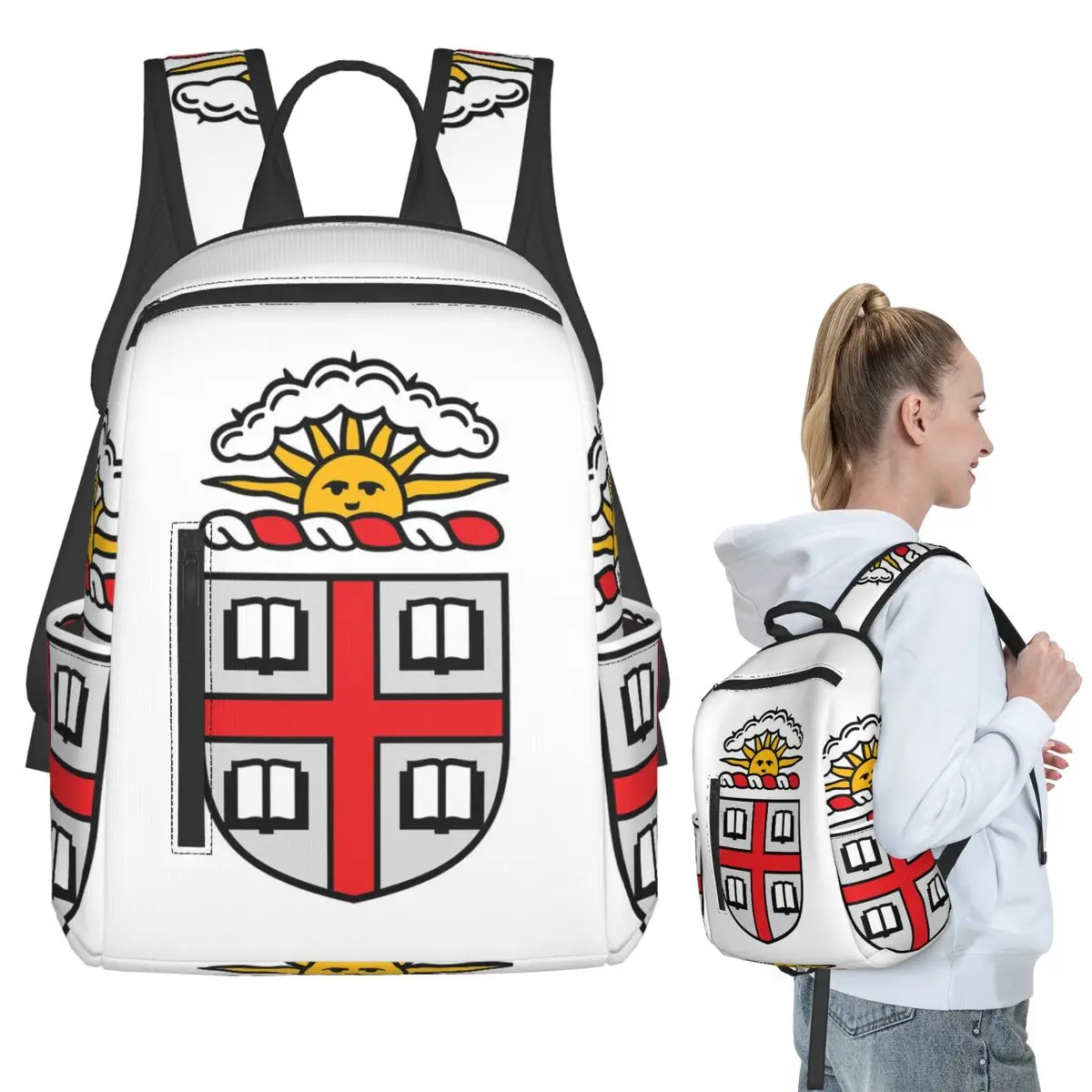 Brown College Backpack Student BookBag Children School Bag Computer Shoulder Bags Men Women
Brown College Backpack Student BookBag Children School Bag Computer Shoulder Bags Men Women