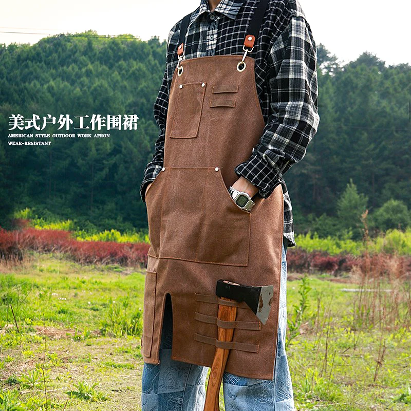 High Grade Outdoor Work Apron, Retro, Wearable Horticulturist, Woodworker, Camping, Barbecue, Men's and Women's Work Clothes
High Grade Outdoor Work Apron, Retro, Wearable Horticulturist, Woodworker, Camping, Barbecue, Men's and Women's Work Clothes