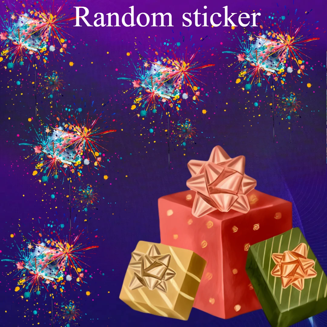 Mystery surprise sticker gift box blind box blind selection, suitable as birthday and holiday gifts. 50 stickers in random styles, a surprise gift for boys and girls
Mystery surprise sticker gift box blind box blind selection, suitable as birthday and holiday gifts. 50 stickers in random styles, a surprise gift for boys and girls