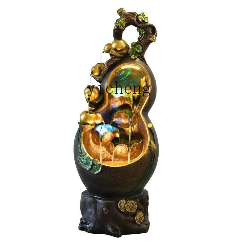 Zk Gourd Ornaments Landing Fortune Living Room Entrance Waterscape Decoration Office Wheel Circulating Water
Zk Gourd Ornaments Landing Fortune Living Room Entrance Waterscape Decoration Office Wheel Circulating Water