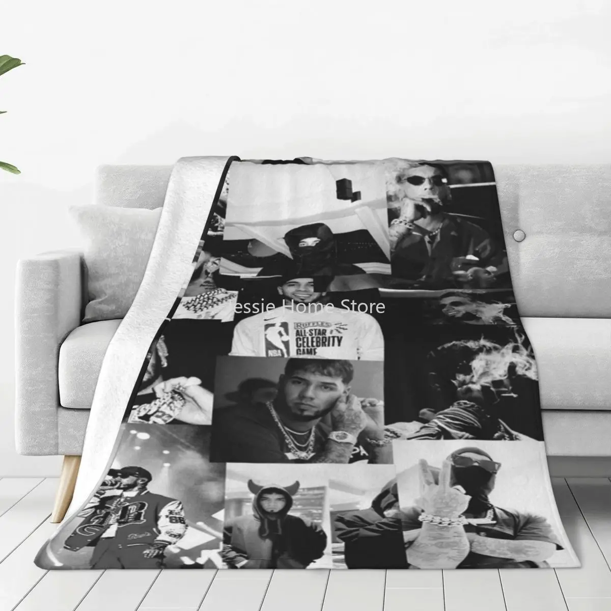 Anuel AA Blanket Coral Fleece Plush Winter Rapper Hip Hop Singer Multi-function Throw Blanket for Sofa Outdoor Bedding Throws
Anuel AA Blanket Coral Fleece Plush Winter Rapper Hip Hop Singer Multi-function Throw Blanket for Sofa Outdoor Bedding Throws