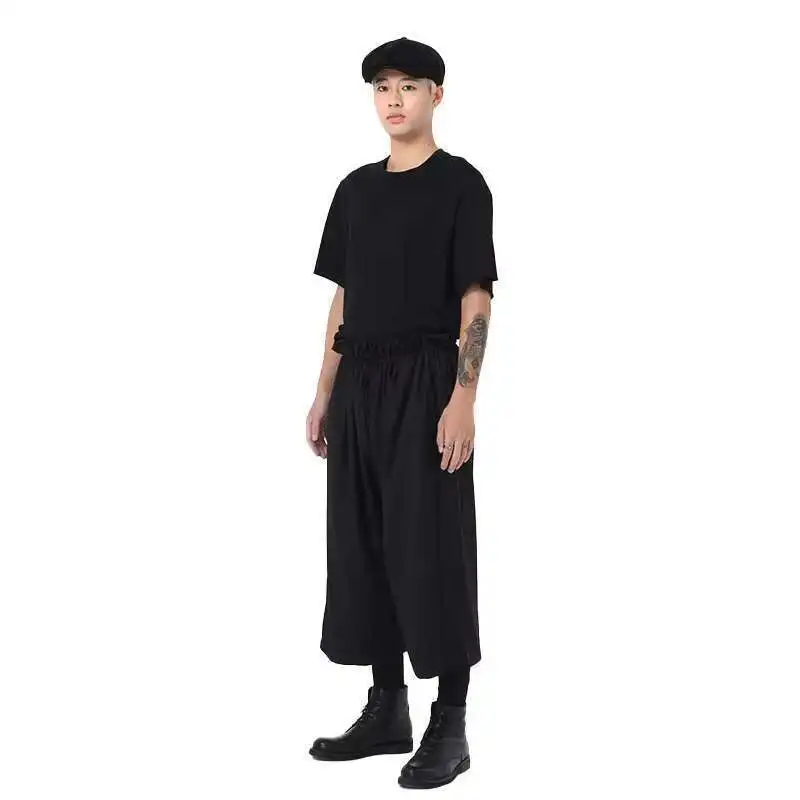 New Style Men's Pants Black Pleated Slacks Large Size Wide Legs Spring/Summer Street Wear Men's Wear Dark Mountain Style Youth
New Style Men's Pants Black Pleated Slacks Large Size Wide Legs Spring/Summer Street Wear Men's Wear Dark Mountain Style Youth