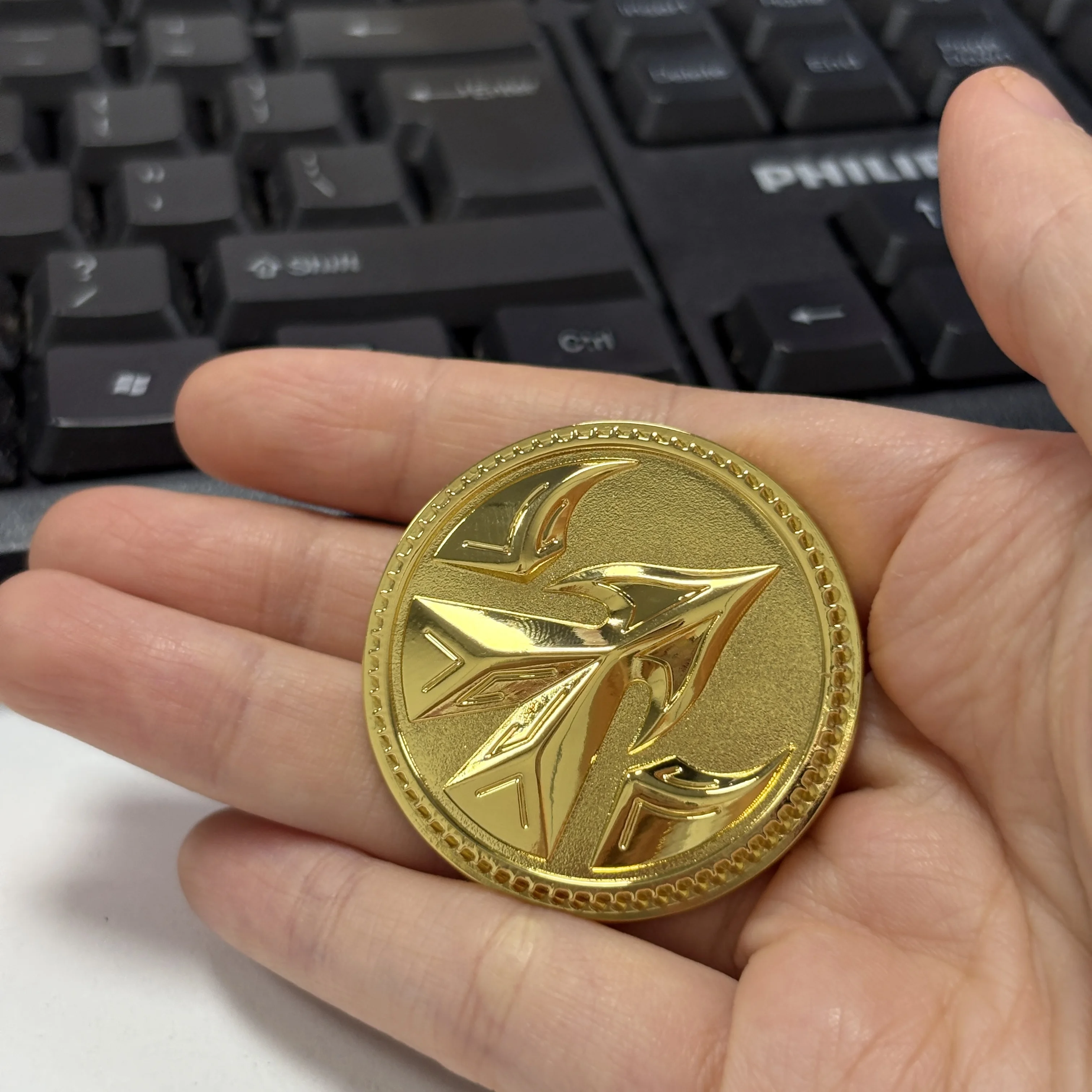 DRAKKON EVOLUTION Power Coin-Gold Coin-Weathered For Legacy Ranger Morpher Legacy Coin
DRAKKON EVOLUTION Power Coin-Gold Coin-Weathered For Legacy Ranger Morpher Legacy Coin