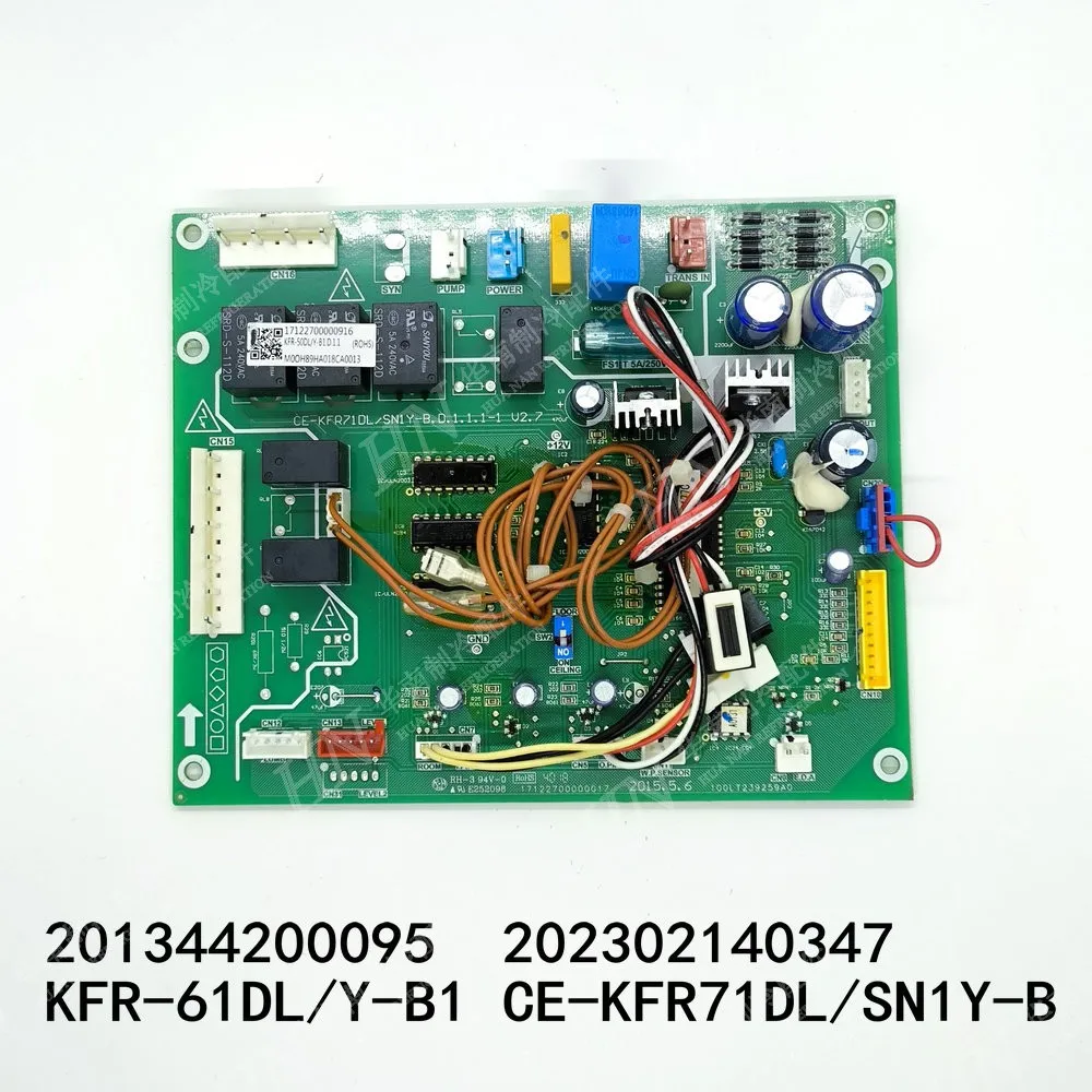 New air conditioning motherboard 201344200095 202302140347 KFR61DL/Y-B1 CE-KFR71DL/SN1Y-B
New air conditioning motherboard 201344200095 202302140347 KFR61DL/Y-B1 CE-KFR71DL/SN1Y-B