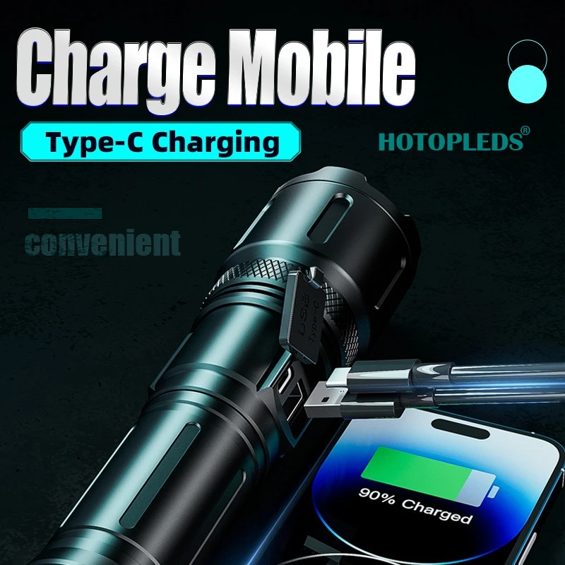 Convenient charging flashlight Outdoor zoom Emergency lighting LED lithium battery Fire strong light flashlight
Convenient charging flashlight Outdoor zoom Emergency lighting LED lithium battery Fire strong light flashlight