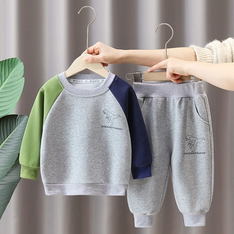 New Spring Autumn Children Clothes Set Color Patchwork Kids Boys Two-Piece Sets Children Boy Casual Tracksuit Outfits Tops Pants
New Spring Autumn Children Clothes Set Color Patchwork Kids Boys Two-Piece Sets Children Boy Casual Tracksuit Outfits Tops Pants