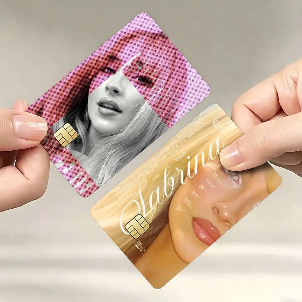 Pop Singer Sabrina Carpenter Credit Card Skin Stickers For VISA Bank Bus Metro Access Card Protective Film Cover Sticker
Pop Singer Sabrina Carpenter Credit Card Skin Stickers For VISA Bank Bus Metro Access Card Protective Film Cover Sticker