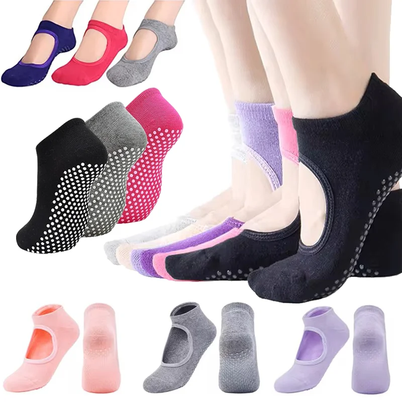 1Pair Professional Women Yoga Socks Silicone Anti-slip Ballet Pilates Socks Women Backless Breathable Bandage Dance Sports Socks
1Pair Professional Women Yoga Socks Silicone Anti-slip Ballet Pilates Socks Women Backless Breathable Bandage Dance Sports Socks