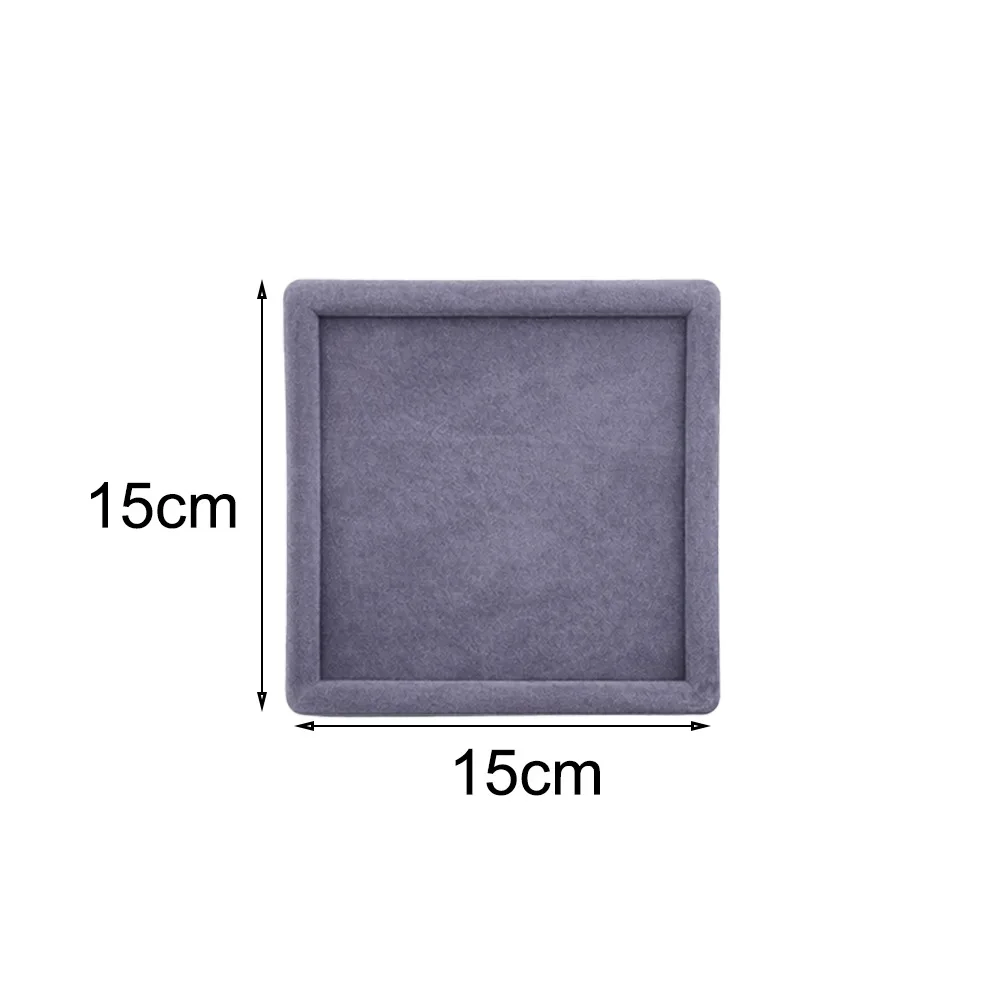DIY Velvet Jewelry Display Tray Solid Color Luxury Jewelry Storage Tray Exquisite Blank Box Jewelry Tray Show Stand Photo Props
DIY Velvet Jewelry Display Tray Solid Color Luxury Jewelry Storage Tray Exquisite Blank Box Jewelry Tray Show Stand Photo Props
