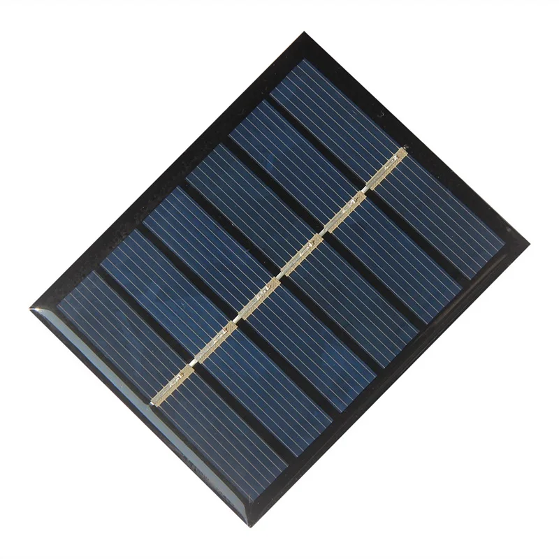 Hot Sale 100PCS 0.6W Mini Solar Panels 3V Polycrystalline Silicon Epoxy Solar Cell for DIY Small Solar Projects 60*75MM
Hot Sale 100PCS 0.6W Mini Solar Panels 3V Polycrystalline Silicon Epoxy Solar Cell for DIY Small Solar Projects 60*75MM
