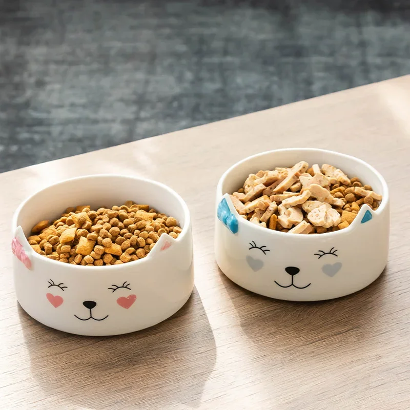Cute Pet Dog Cat Food Bowl Water Feeding Bowl Durable Ceramic Pet Bowl Feeder Dog Accessories Pet Supplies
Cute Pet Dog Cat Food Bowl Water Feeding Bowl Durable Ceramic Pet Bowl Feeder Dog Accessories Pet Supplies