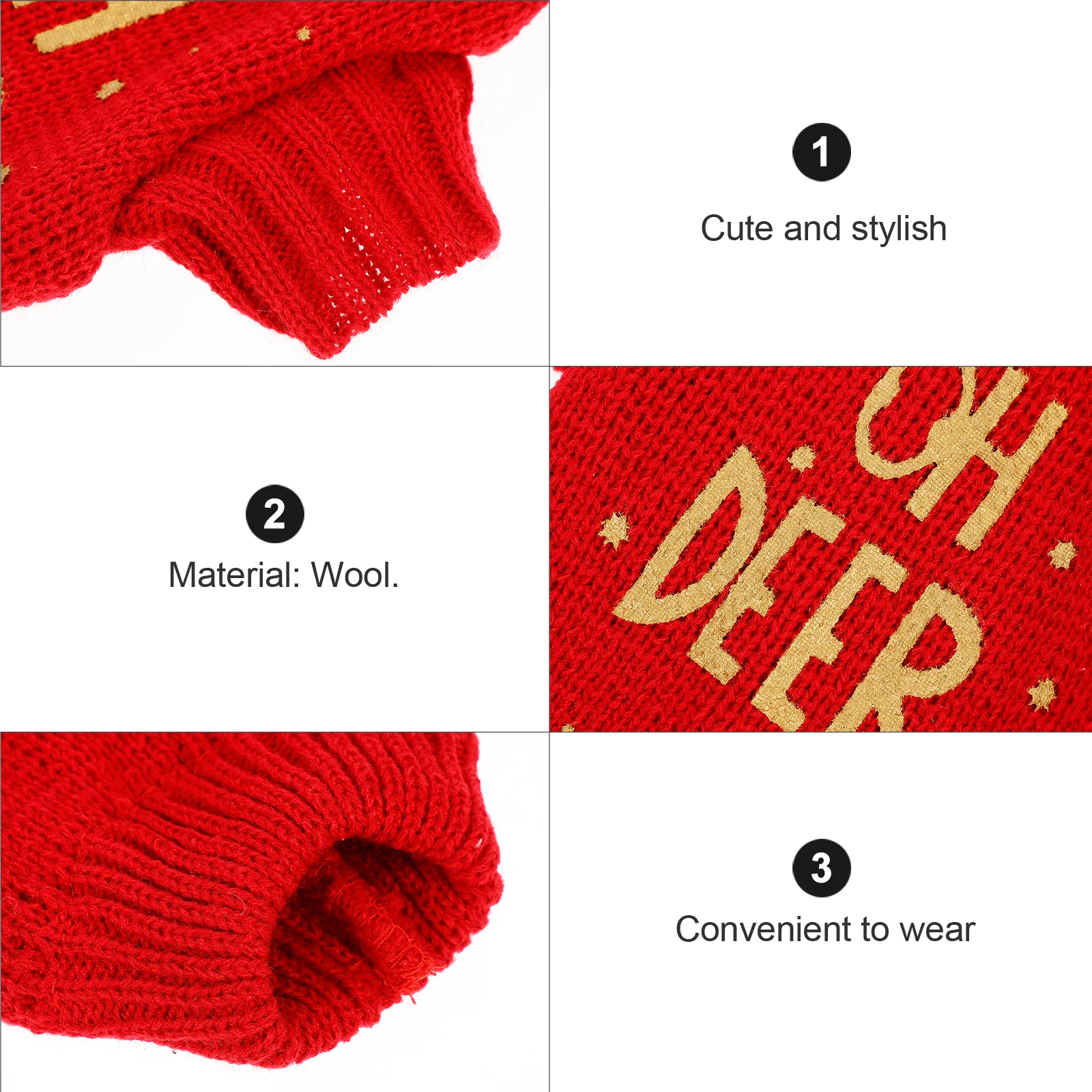 1Pcs Cool Design Dog Christmas Sweater Warm Pet Clothes Xs Durable for Walking Jogging Pet Sweater Dog Clothes
1Pcs Cool Design Dog Christmas Sweater Warm Pet Clothes Xs Durable for Walking Jogging Pet Sweater Dog Clothes