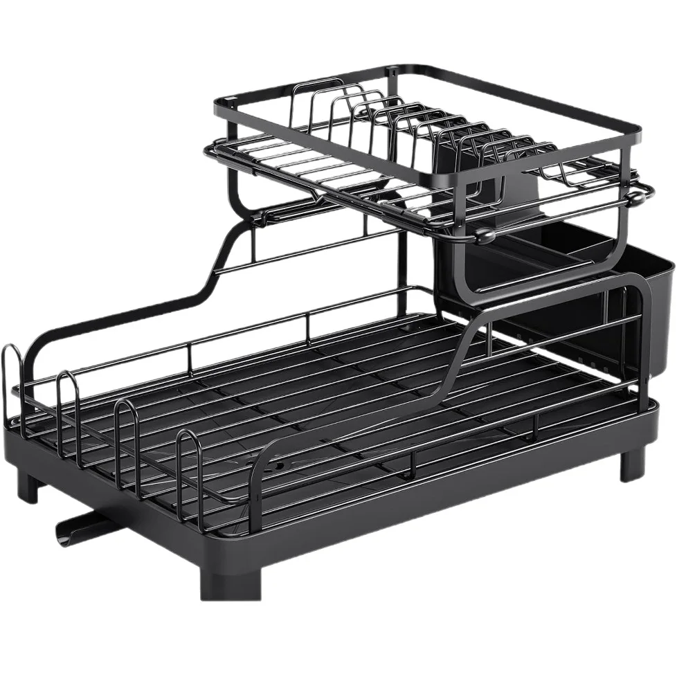 Double layer removable drain dish rack Multifunctional adjustable drain plate Kitchen drain dish rack
Double layer removable drain dish rack Multifunctional adjustable drain plate Kitchen drain dish rack