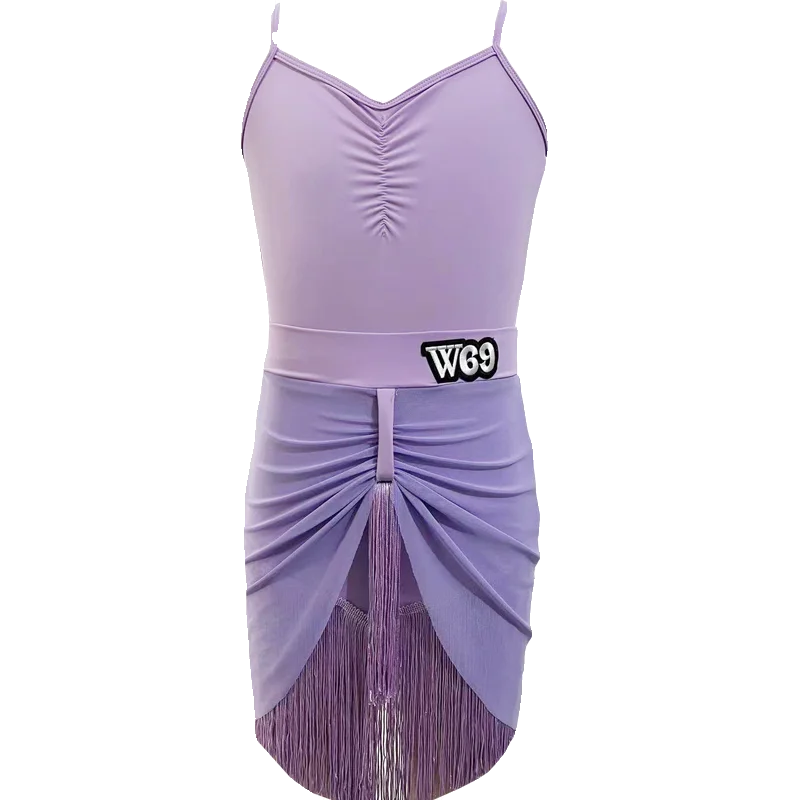 New modelLatindance practice suit for women professional children's dance performance suit with frill skirt, Latin dance costume
New modelLatindance practice suit for women professional children's dance performance suit with frill skirt, Latin dance costume