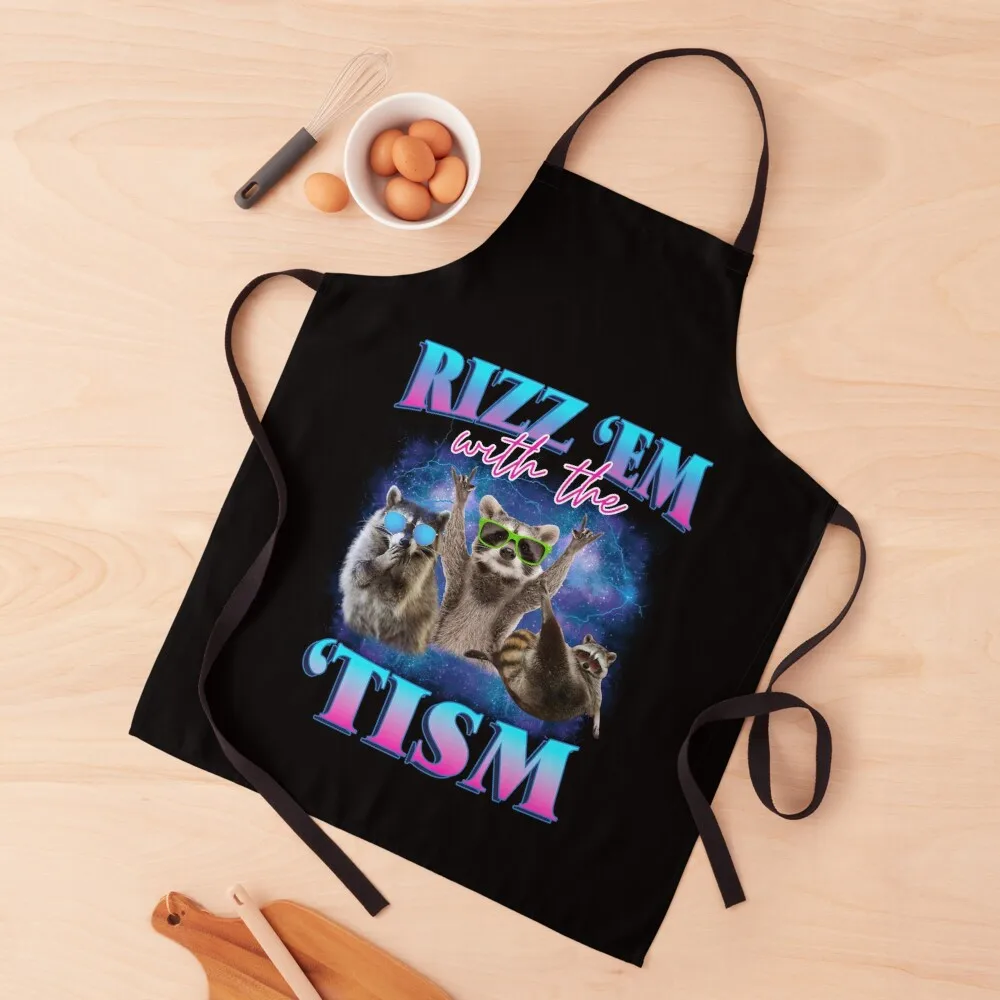 Rizz Em With The Tism Raccoon Meme Autism Awareness Apron Kitchen Tools cooks clothes carpenter Apron
Rizz Em With The Tism Raccoon Meme Autism Awareness Apron Kitchen Tools cooks clothes carpenter Apron