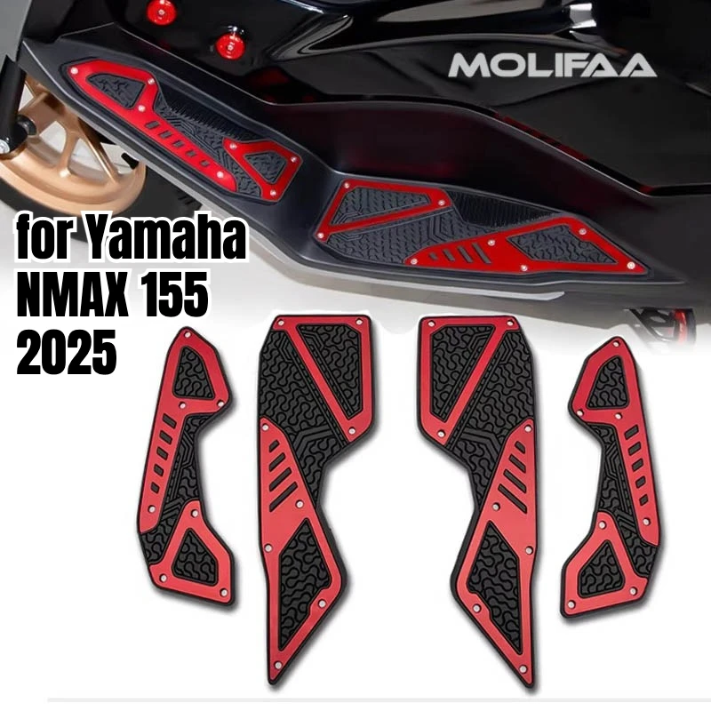 Для Yamaha NMAX 155 2025 мотоцикла с ЧПУ, алюминиевая резиновая педаль, чехол для ног, подножки, защитные аксессуары
Для Yamaha NMAX 155 2025 мотоцикла с ЧПУ, алюминиевая резиновая педаль, чехол для ног, подножки, защитные аксессуары