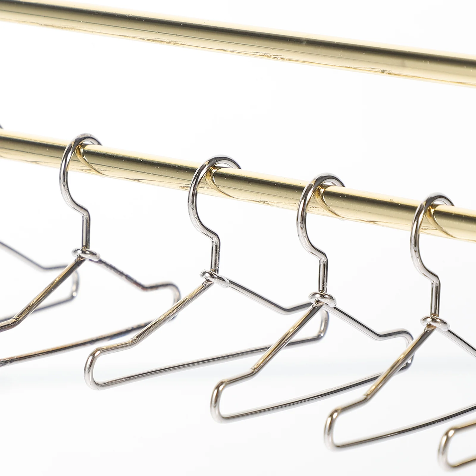 1 set 1 Set Mini Clothes Hanger Rack Iron Display Stand For Dollhouse Outfits Storage Organizer Metal Miniature Garment Hangers 
1 set 1 Set Mini Clothes Hanger Rack Iron Display Stand For Dollhouse Outfits Storage Organizer Metal Miniature Garment Hangers