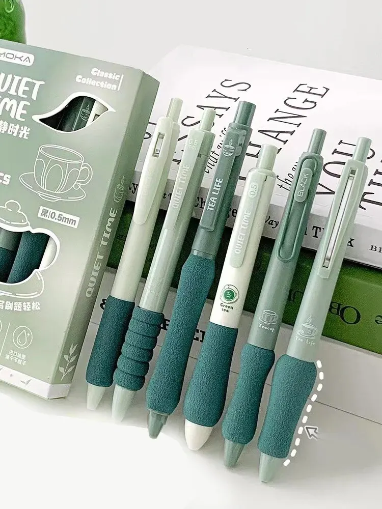 Набор из 6 гелевых ручек цвета кофе с мягким захватом и губчатой накладкой, высококачественные
Набор из 6 гелевых ручек цвета кофе с мягким захватом и губчатой накладкой, высококачественные