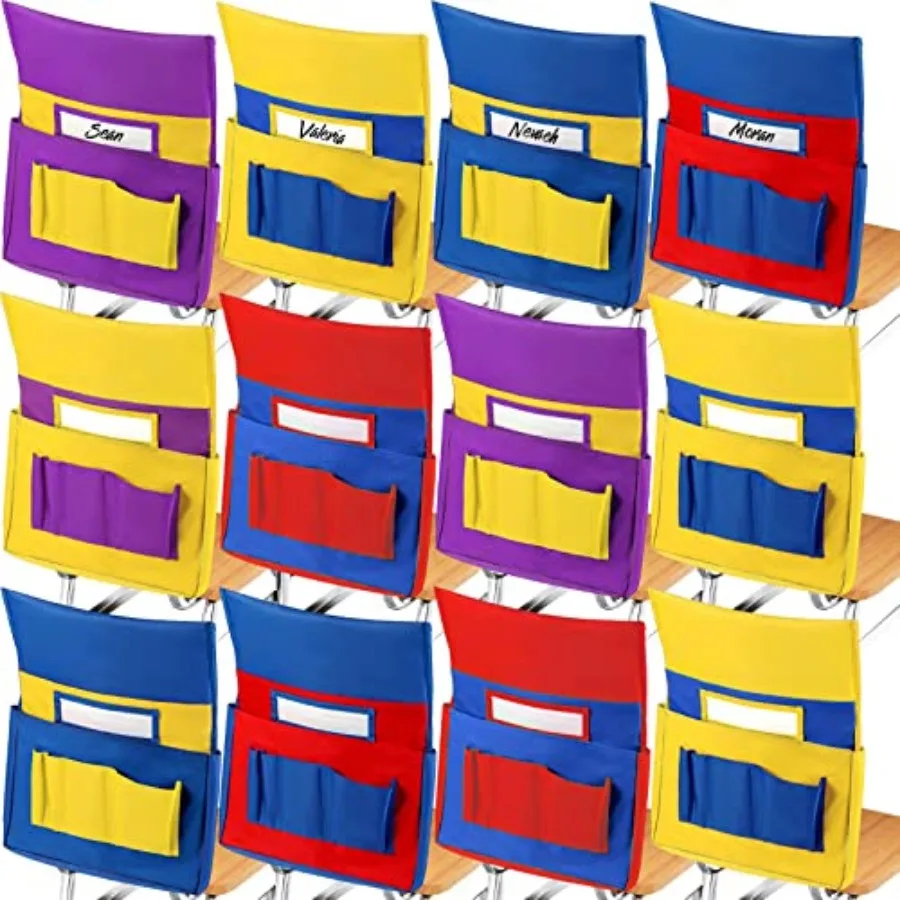 12 Pcs Large Chair Pockets for Classrooms 16 x 19 Inch Student Chairback Buddy Seat Pocket Chart Classroom Back of Chair Seat O
12 Pcs Large Chair Pockets for Classrooms 16 x 19 Inch Student Chairback Buddy Seat Pocket Chart Classroom Back of Chair Seat O