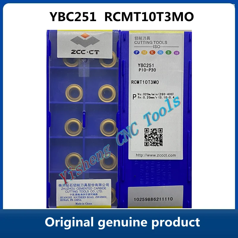 Free Shipping Original ZCC CT YBC251 RCMT10T3MO YBC252 YBD102 YBG202 10pcs Carbide Inserts CNC Turning Tool Lathe Cutter Tools
Free Shipping Original ZCC CT YBC251 RCMT10T3MO YBC252 YBD102 YBG202 10pcs Carbide Inserts CNC Turning Tool Lathe Cutter Tools