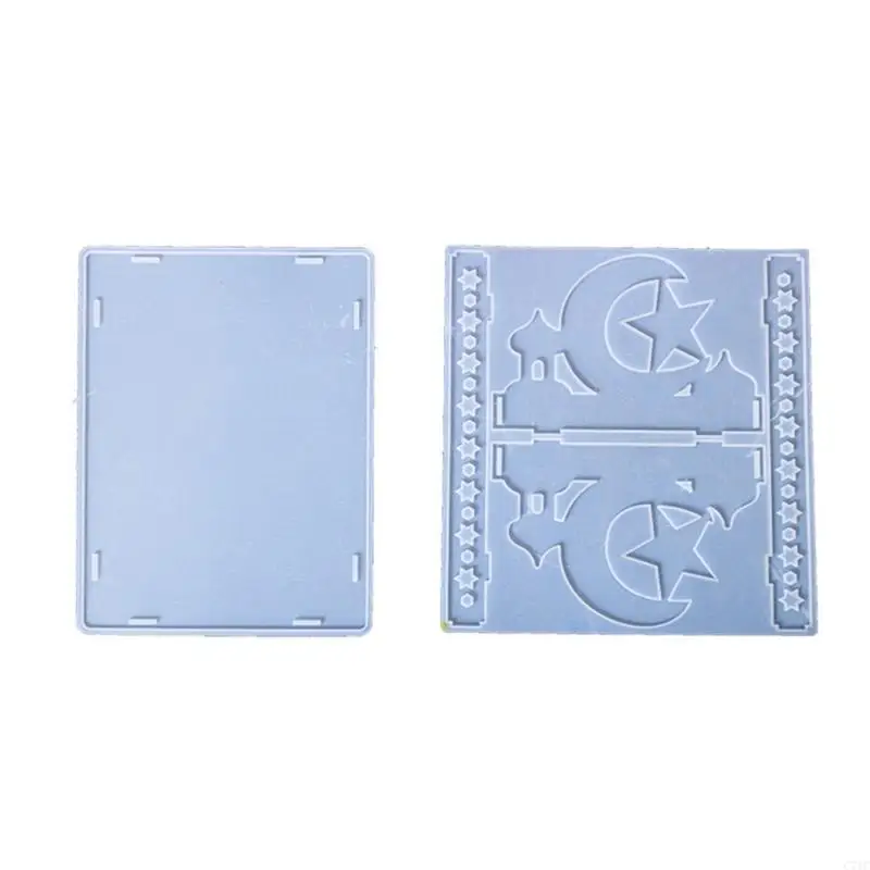 2 Pieces Reusable Silicone Mould For Moon Star Castles Trays Designs for Family Gatherings and Birthdays Ornament
2 Pieces Reusable Silicone Mould For Moon Star Castles Trays Designs for Family Gatherings and Birthdays Ornament