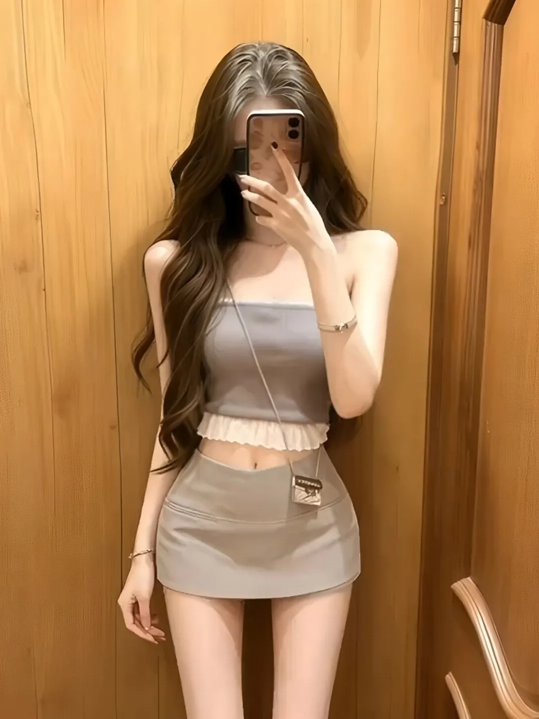 Summer New Style High Waist A-Line Short Skirt with Tube Top And Lace Hem Korean Spicy Girl Fashion Breathable Medium Thickness
Summer New Style High Waist A-Line Short Skirt with Tube Top And Lace Hem Korean Spicy Girl Fashion Breathable Medium Thickness