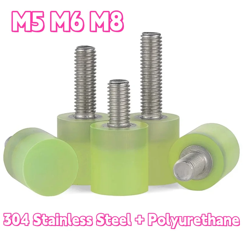 M5 M6 M8 304 stainless steel green polyurethane coating anti-collision cushioning and prevention bolt absorption adhesive bolt
M5 M6 M8 304 stainless steel green polyurethane coating anti-collision cushioning and prevention bolt absorption adhesive bolt