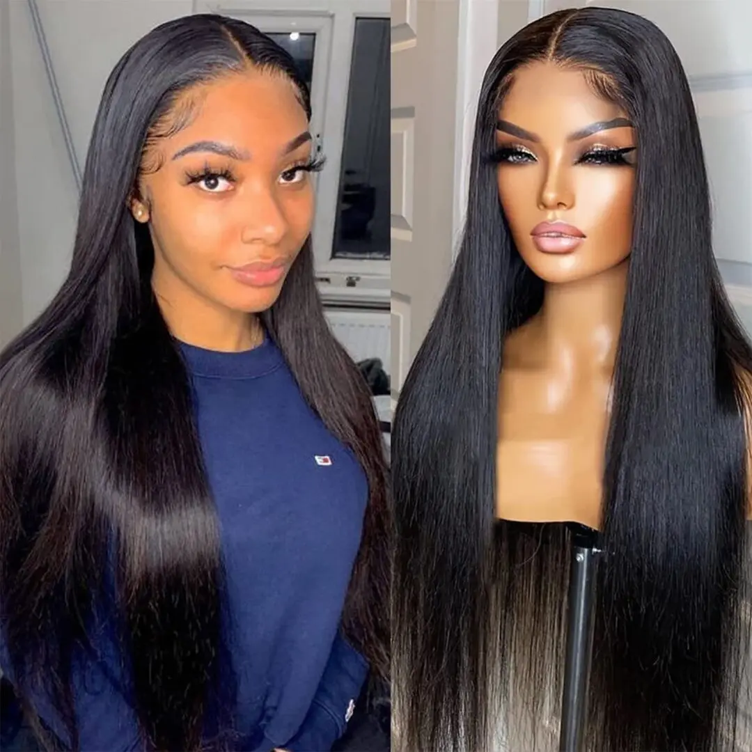 34 36 inch Bone Straight Lace Front Wigs Human Hair Brazilian 13x4 HD Lace Straight Wigs Human Hair for Black Women 200% Density
34 36 inch Bone Straight Lace Front Wigs Human Hair Brazilian 13x4 HD Lace Straight Wigs Human Hair for Black Women 200% Density