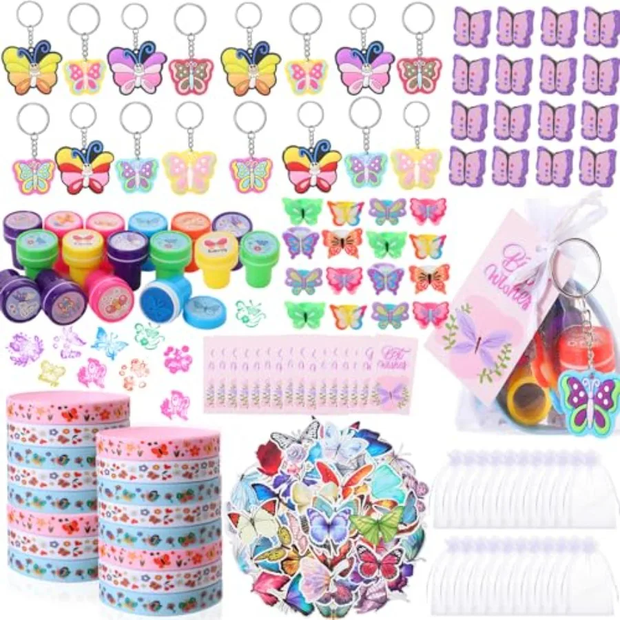 162 Pcs Birthday Party Favors for 16 Include Keychain Ring Bracelet Stamp Erasers Sticker Bag Tags for Theme Birthday Baby Show
162 Pcs Birthday Party Favors for 16 Include Keychain Ring Bracelet Stamp Erasers Sticker Bag Tags for Theme Birthday Baby Show