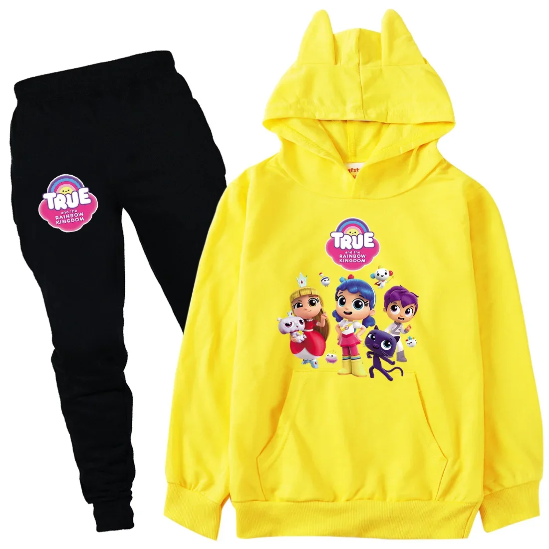 Stylish True and The Rainbow Kingdom Hoodie Toddler Girls Spring Hoodies Pants 2pcs Sets Children's Clothing Set Boys Tracksuits
Stylish True and The Rainbow Kingdom Hoodie Toddler Girls Spring Hoodies Pants 2pcs Sets Children's Clothing Set Boys Tracksuits
