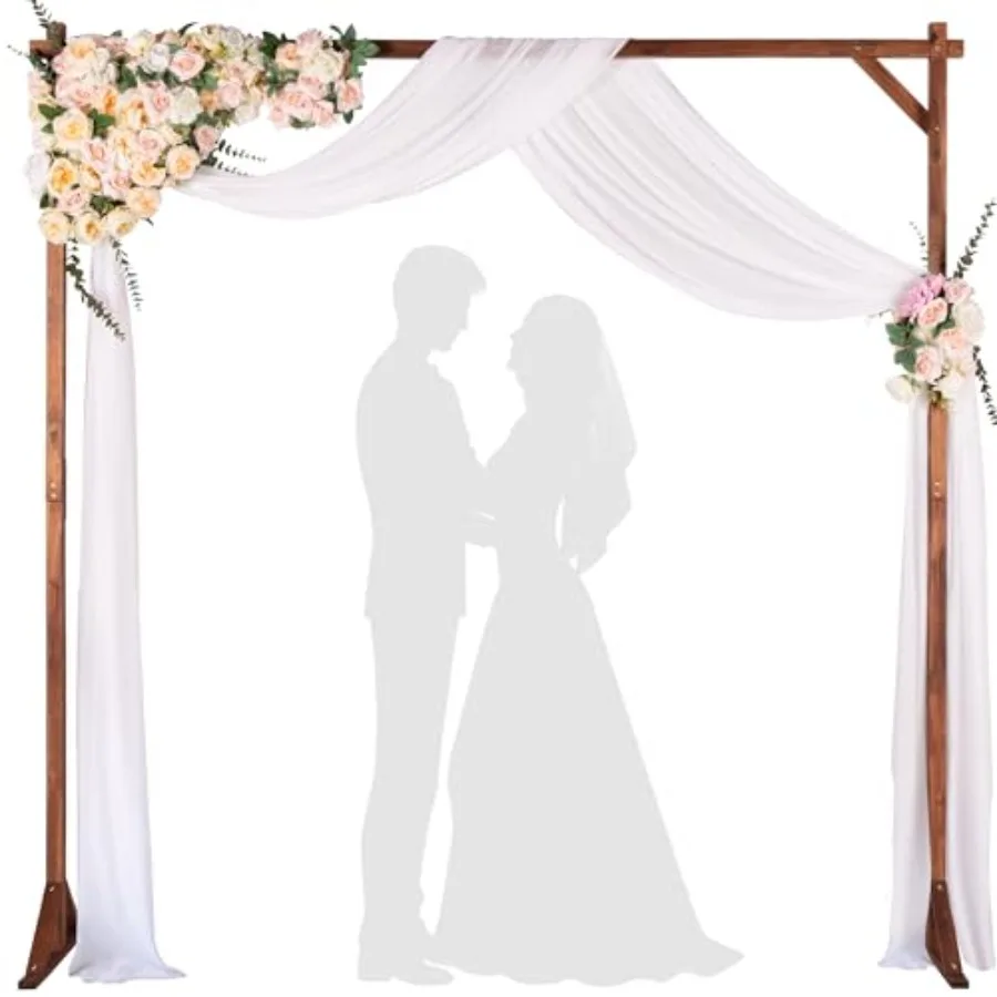 7.2FT Wooden Wedding Arch Stand Acacia Wood Garden Arch Wedding Backdrop Ceremony Arbor for Outdoor Indoor Events Supports Flor
7.2FT Wooden Wedding Arch Stand Acacia Wood Garden Arch Wedding Backdrop Ceremony Arbor for Outdoor Indoor Events Supports Flor