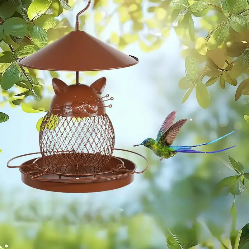Metal Mesh Bird Feeders For Outdoors Hanging Easy Clean And Fill Outdoor Large Capacity For Garden Backyard Outside Decoration
Metal Mesh Bird Feeders For Outdoors Hanging Easy Clean And Fill Outdoor Large Capacity For Garden Backyard Outside Decoration