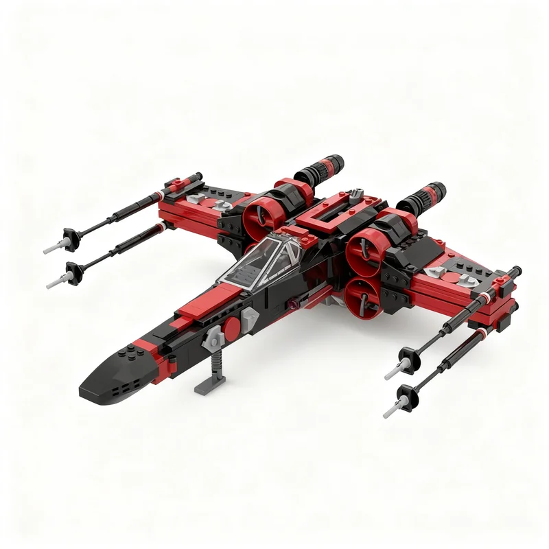 811PCS Star Plan Movie X-Wing Space Fighter Model DIY Creative Ideas Child Christmas Toy Assembly Puzzle Birthday Gift 75218
811PCS Star Plan Movie X-Wing Space Fighter Model DIY Creative Ideas Child Christmas Toy Assembly Puzzle Birthday Gift 75218