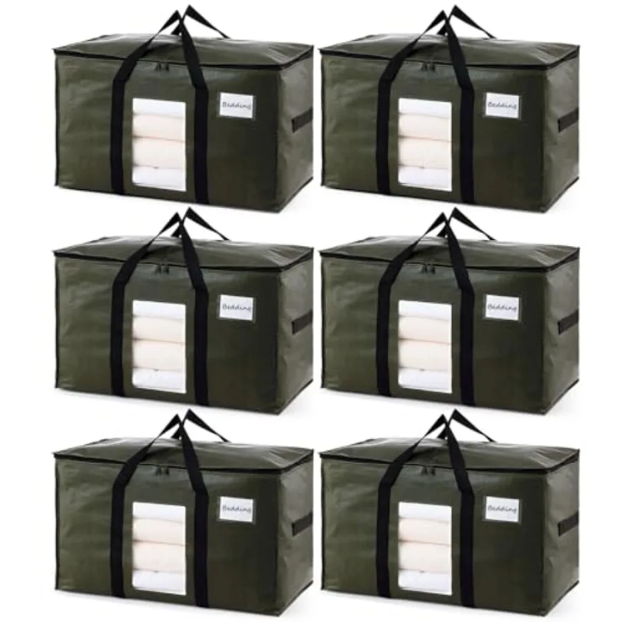 Pack Extra Moving Bags Heavy Duty Totes with Visible Window Wrap Around Handles Space-Saving Storage Alternative to Moving Boxe
Pack Extra Moving Bags Heavy Duty Totes with Visible Window Wrap Around Handles Space-Saving Storage Alternative to Moving Boxe