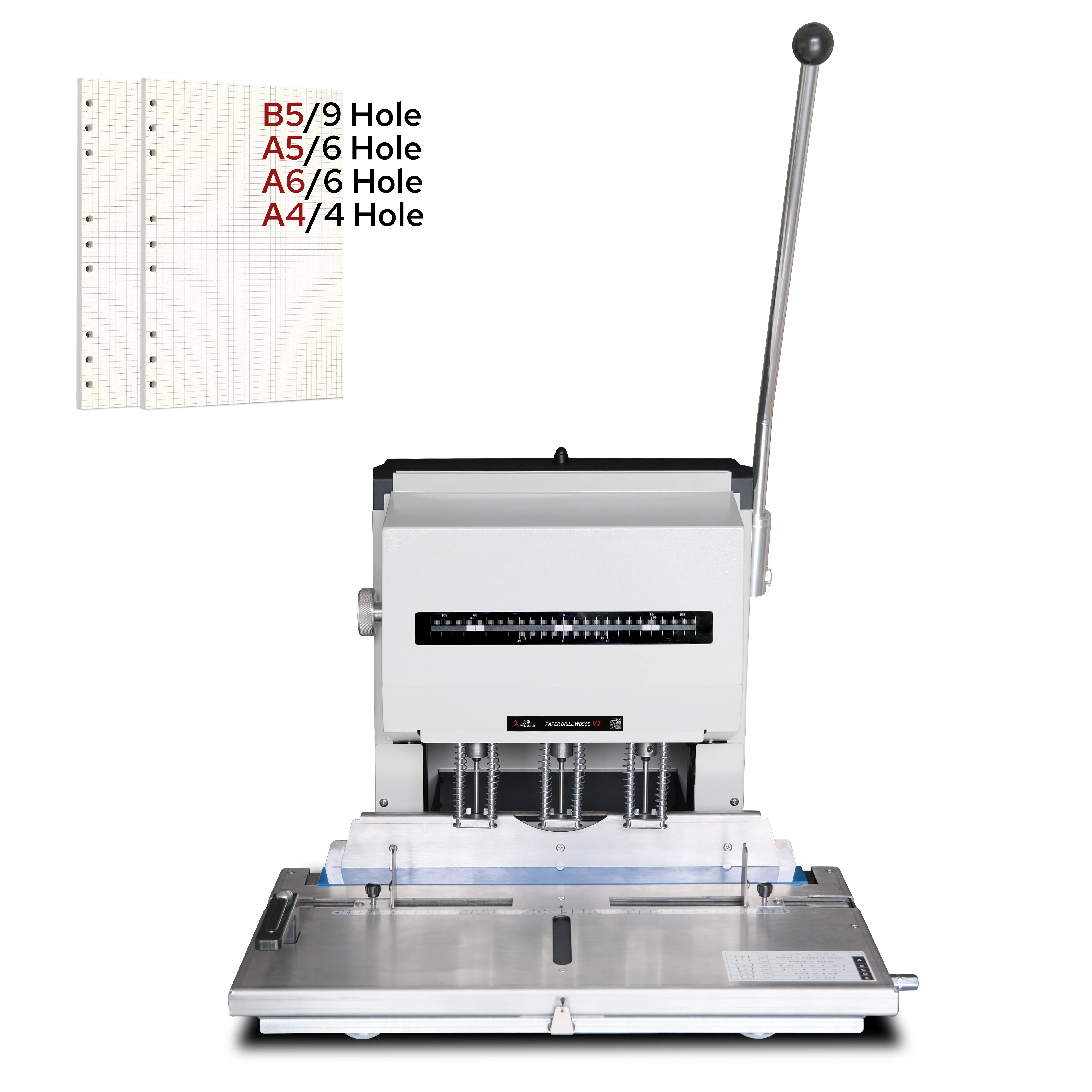 Electric 3 Spinlde Paper Drill Paper Hole Punch For Loose Leaf Notebook 9 Hole Paper Drilling Machine
Electric 3 Spinlde Paper Drill Paper Hole Punch For Loose Leaf Notebook 9 Hole Paper Drilling Machine