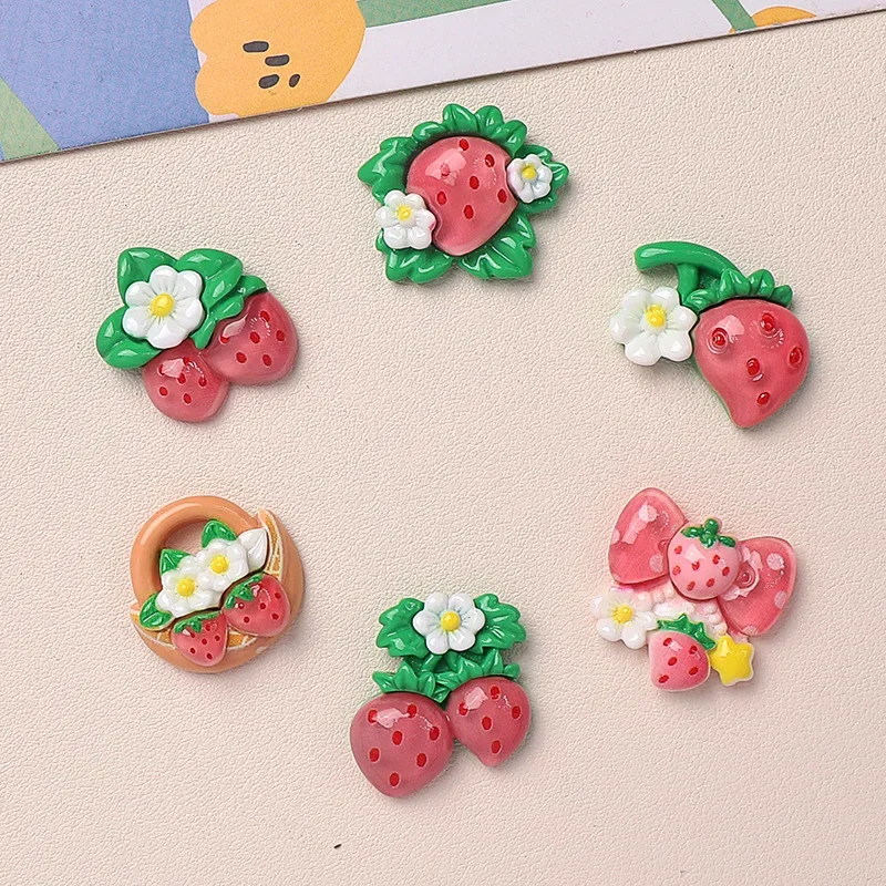 5pcs Miniso Cute Strawberry Cartoon Resin Flatback Cabochons for Diy Jewelry Making Handmade Phone Case Charms
5pcs Miniso Cute Strawberry Cartoon Resin Flatback Cabochons for Diy Jewelry Making Handmade Phone Case Charms