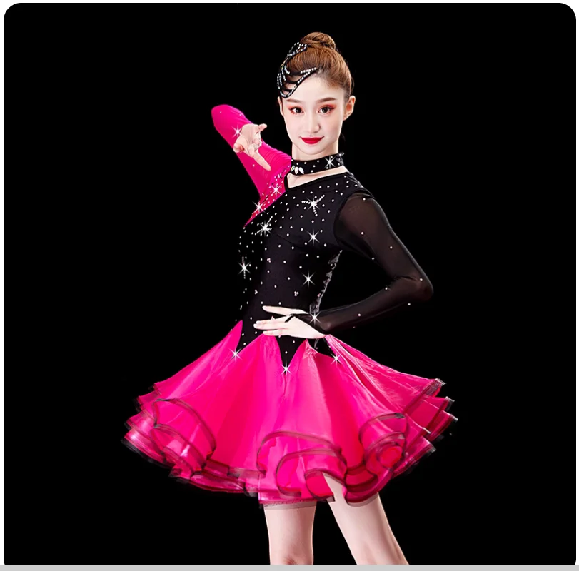 Three Step Stepping Dance Dress Gitaba Performance Diamond studded Latin Dance Dress
Three Step Stepping Dance Dress Gitaba Performance Diamond studded Latin Dance Dress