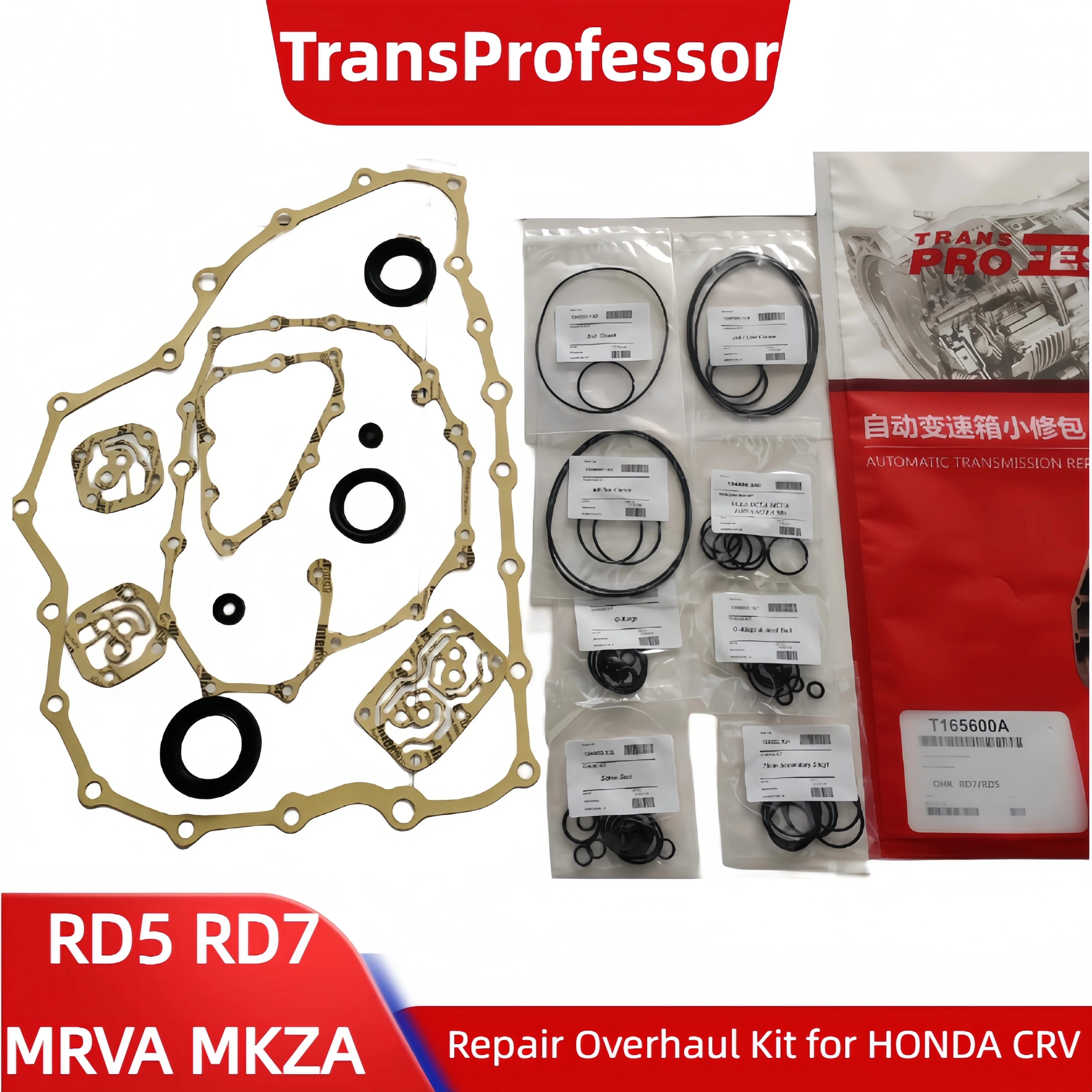 MRVA MKZA GPLA RD5 RD7 Transmission Repair Overhaul Kit for HONDA CRV,TransProfessor Gearbox Oil Seals Gaskets Car Accessories
MRVA MKZA GPLA RD5 RD7 Transmission Repair Overhaul Kit for HONDA CRV,TransProfessor Gearbox Oil Seals Gaskets Car Accessories
