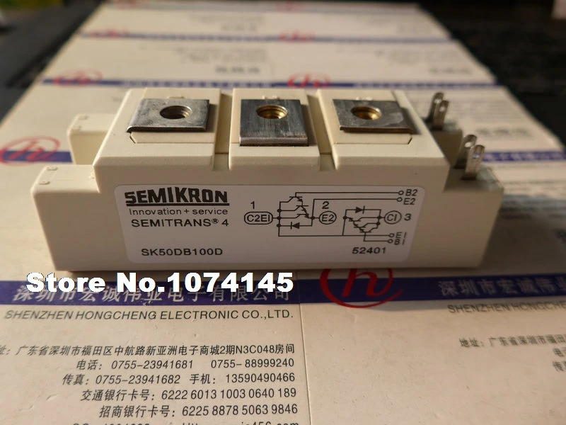 SK50DB100D IGBT power module
SK50DB100D IGBT power module