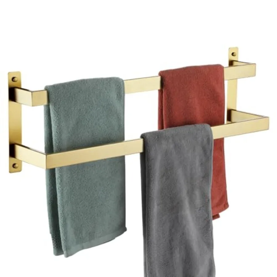 Bath Towel Bars Bathroom 2-Tiers Ladder Towel Rails 24 Inch Towel Holders Wall Mounted Towels Shelves Rack Stainless Steel B500
Bath Towel Bars Bathroom 2-Tiers Ladder Towel Rails 24 Inch Towel Holders Wall Mounted Towels Shelves Rack Stainless Steel B500